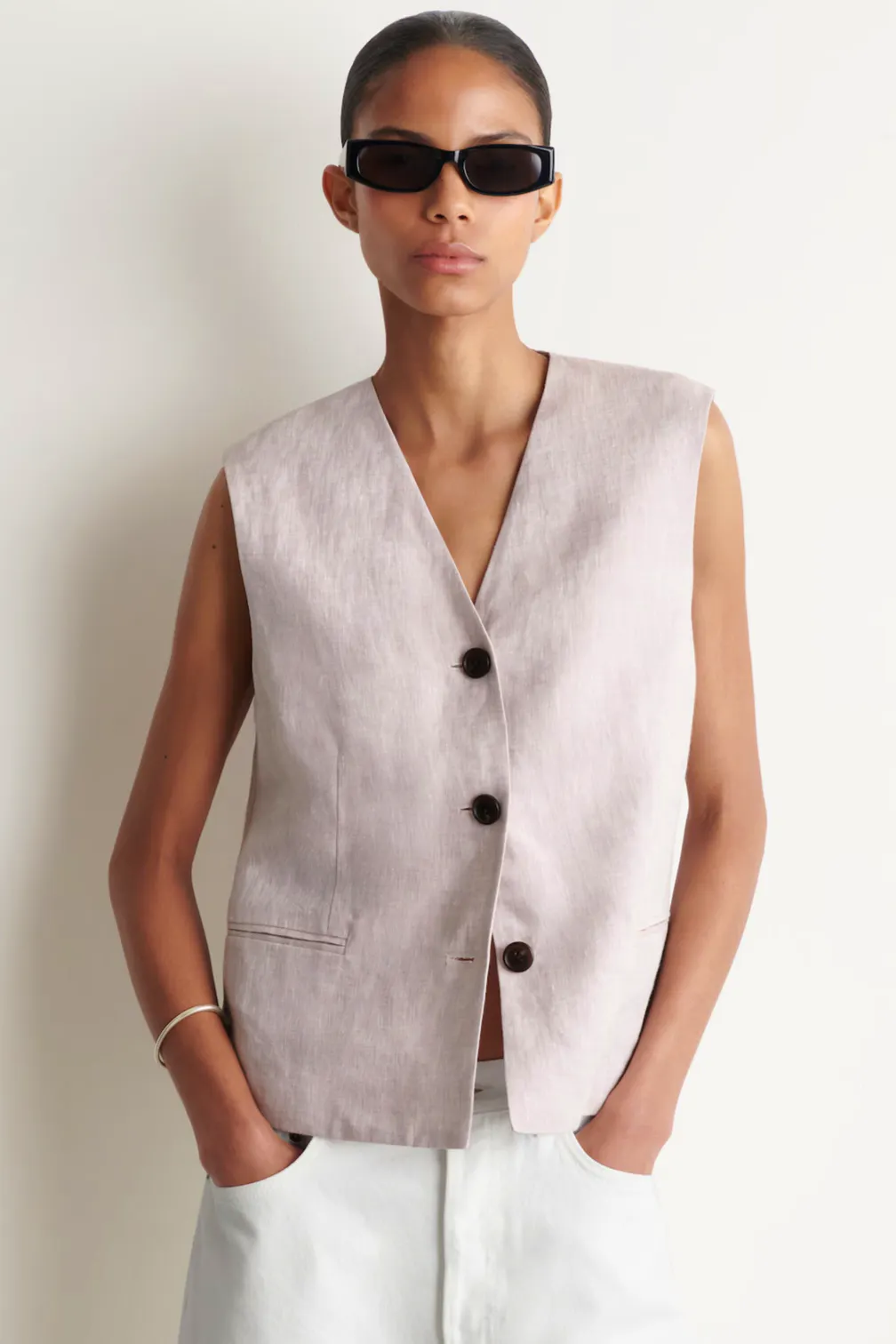 Linen Waistcoat £85