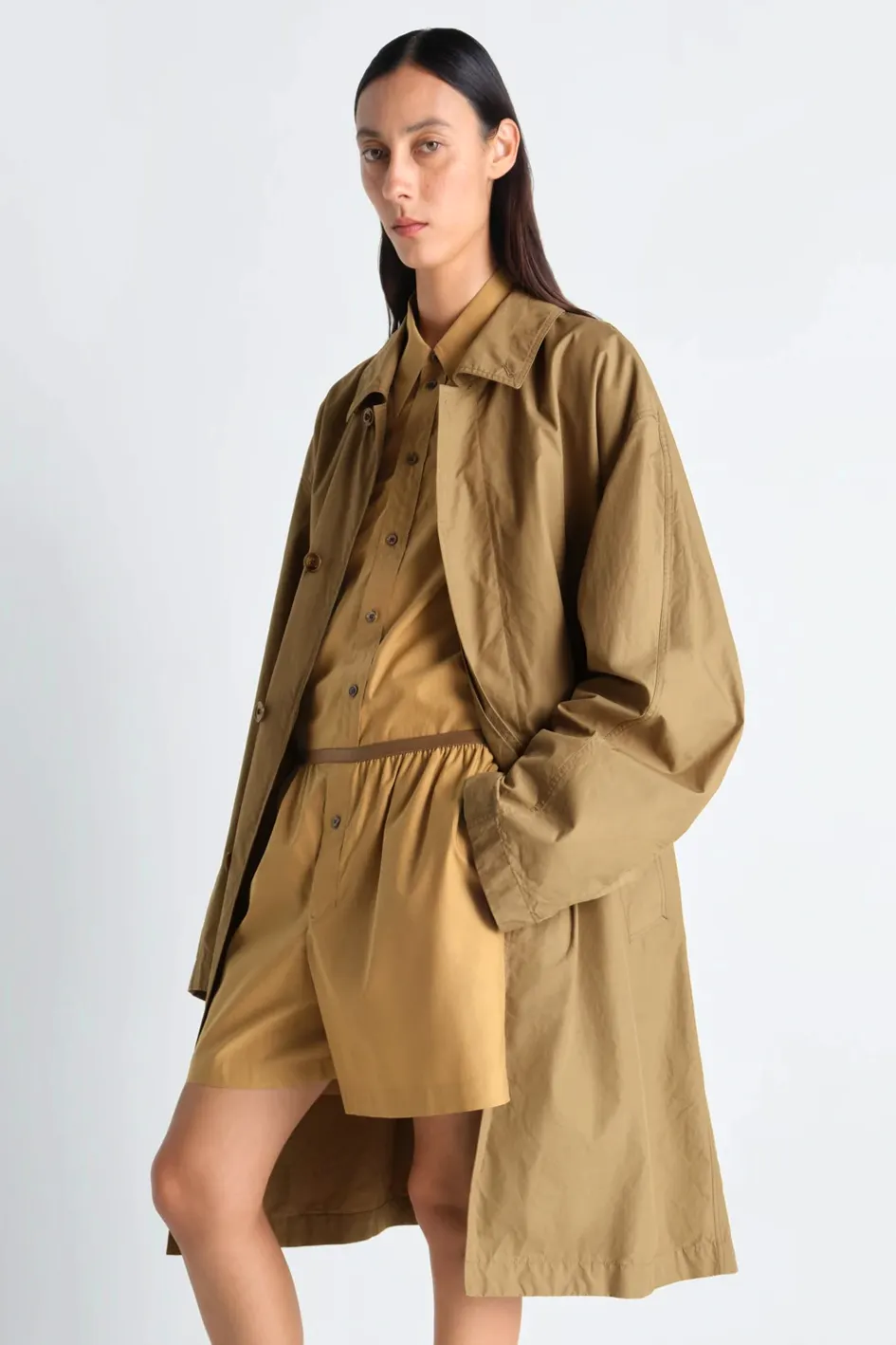 Car Coat In Ventile Cotton €1,290