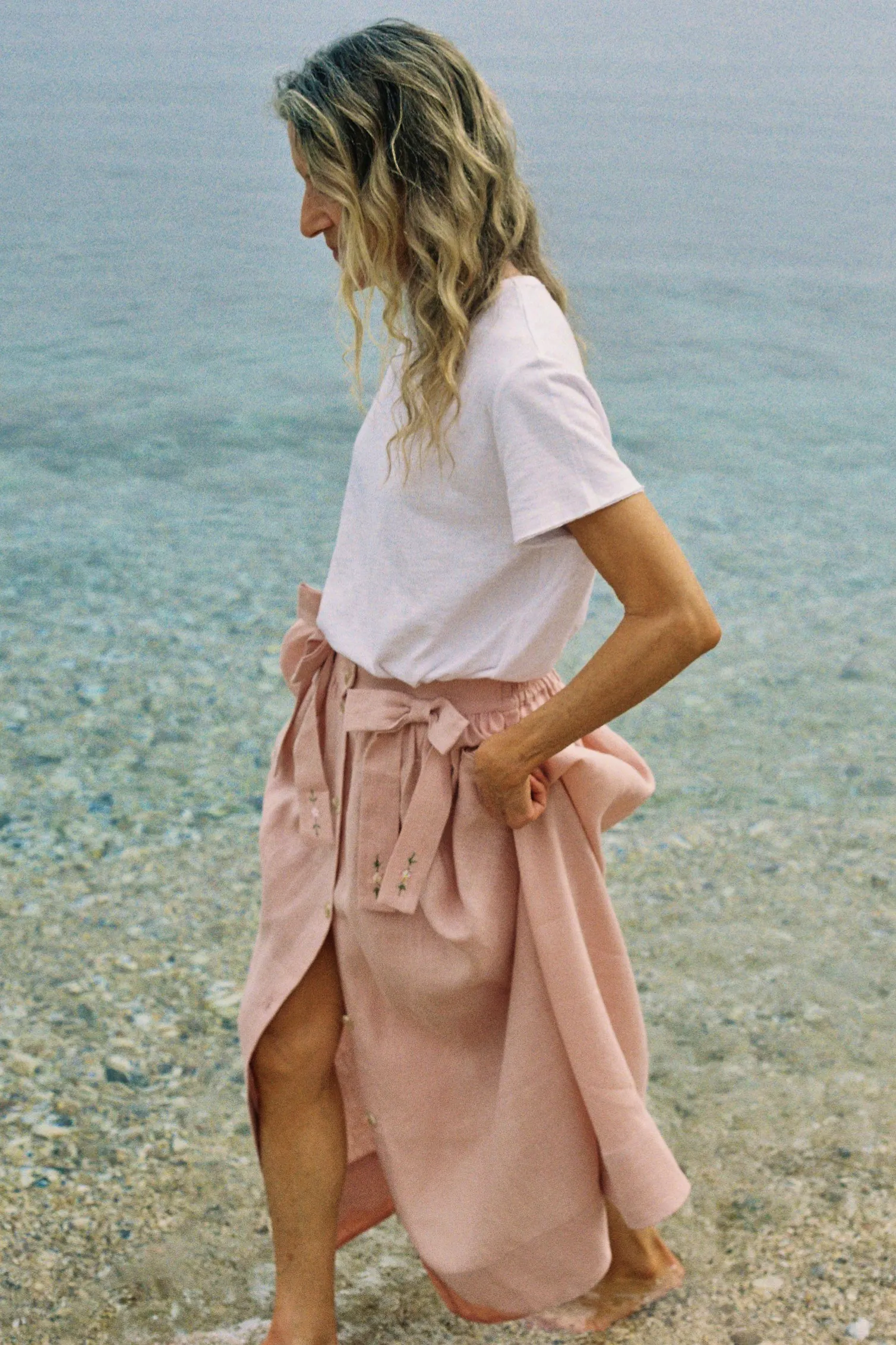 By Søren Rhea Skirt in Wild Rhubarb, £275