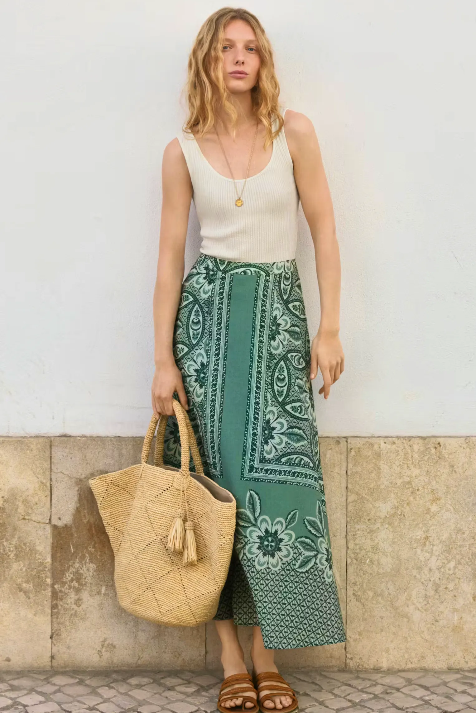 Wrap London Printed Skirt, £99