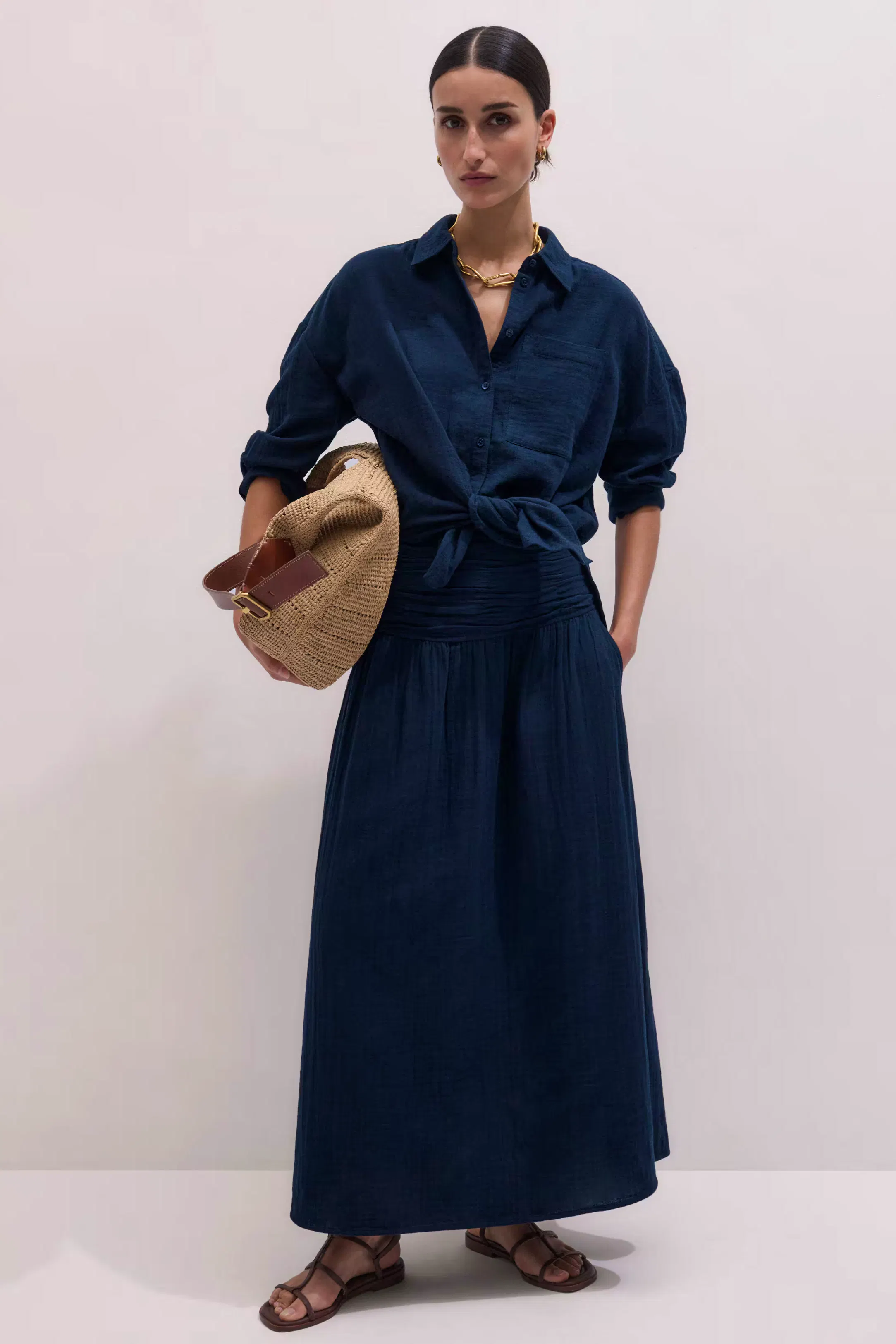 ME+EM Relaxed Maxi Skirt, £125