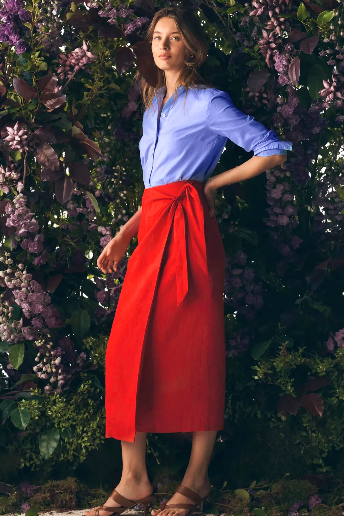 Boden Dimitria Column Wrap Skirt, £99