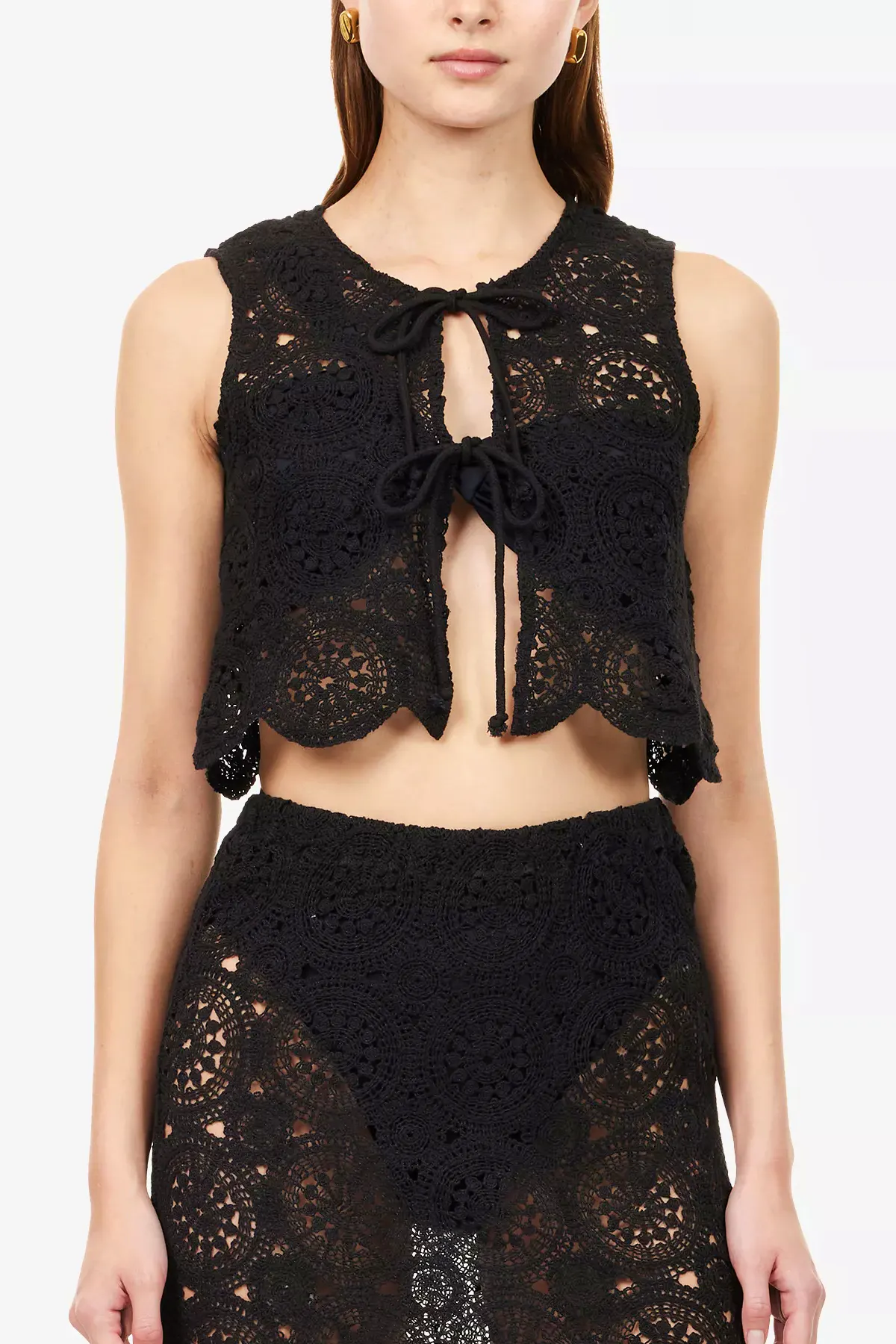 4th & Reckless Sleeveless Laurenne Cotton-Blend Top, £45