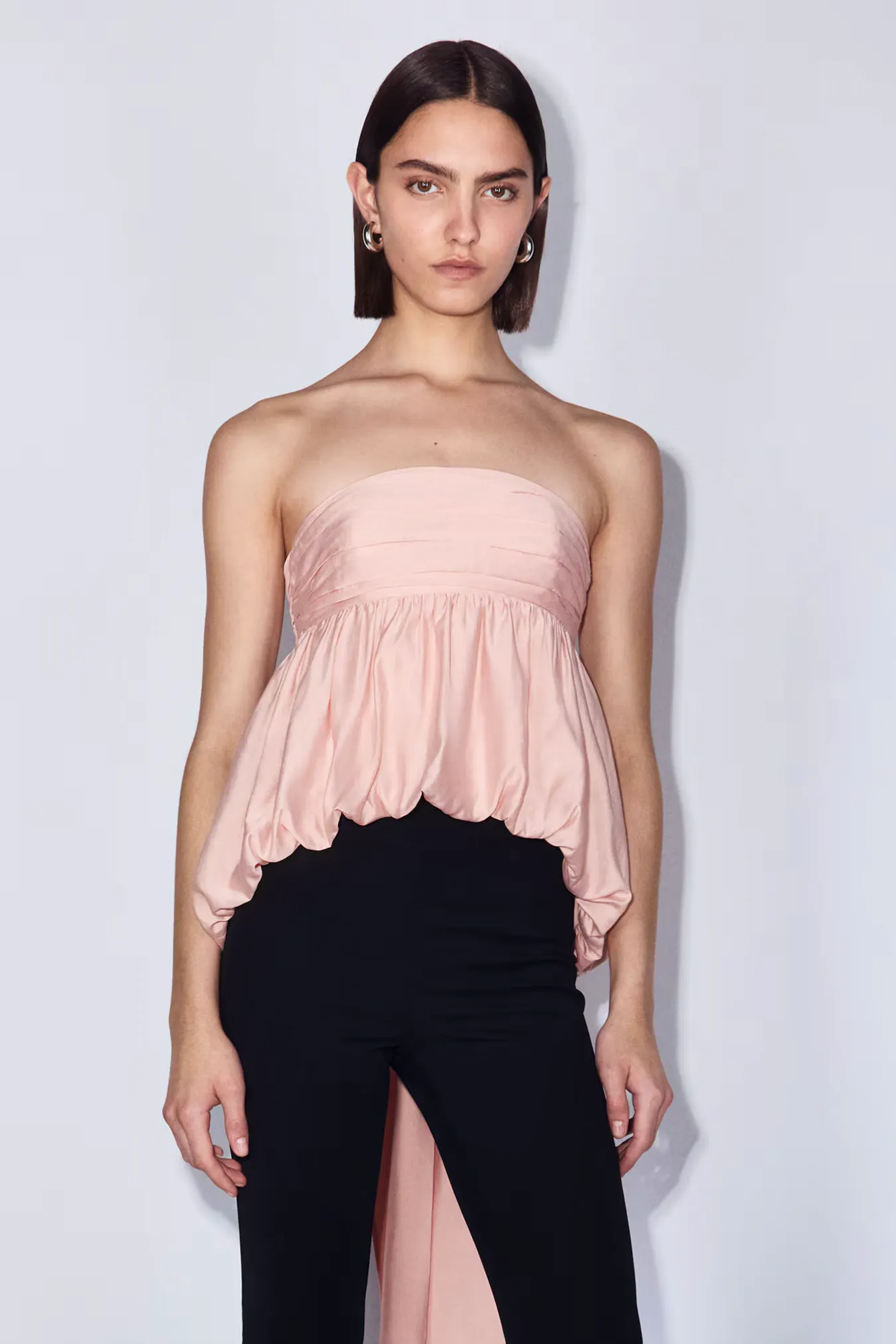Bubble-Hem Bandeau Top £32.99