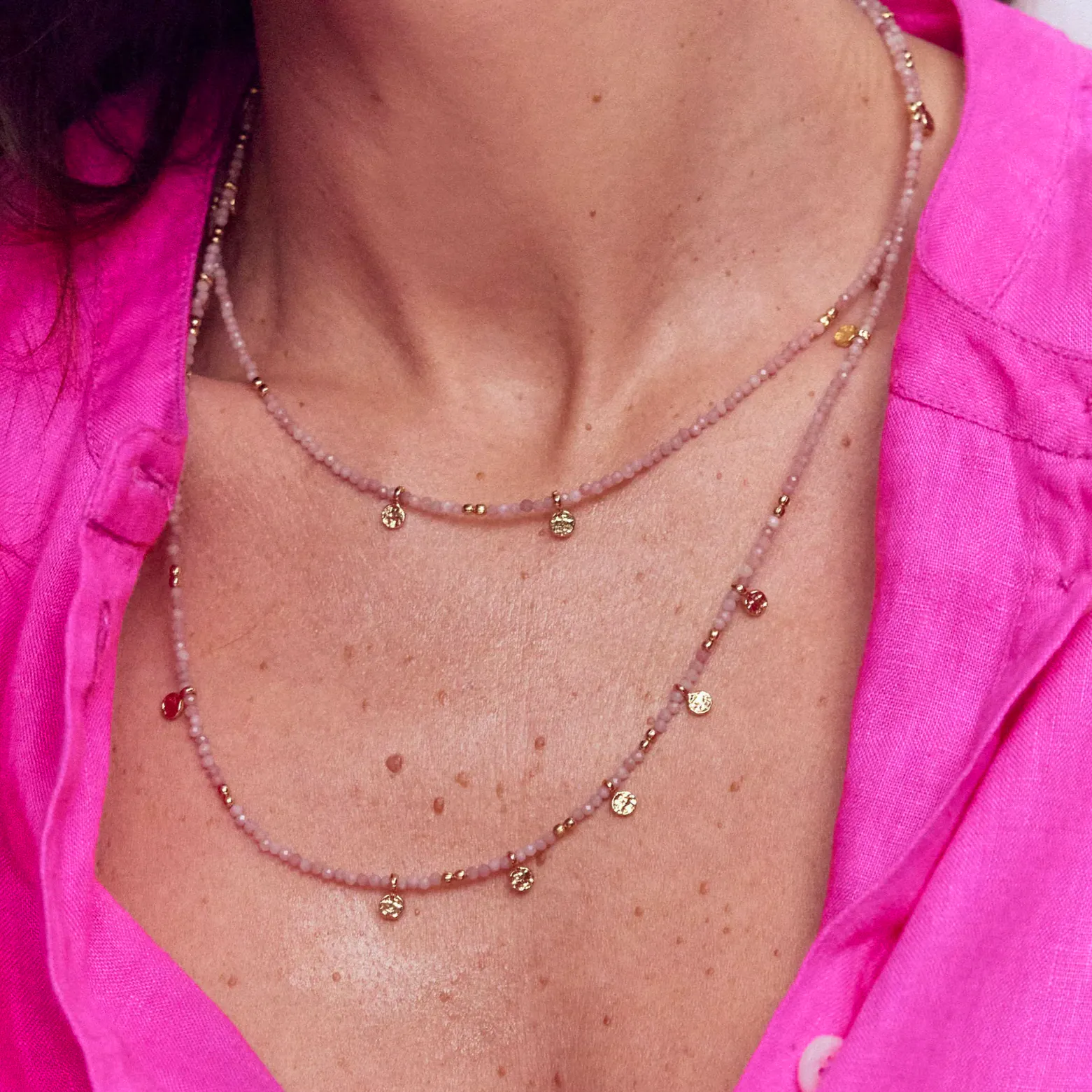 Boden Double Strand Bead Necklace, £39