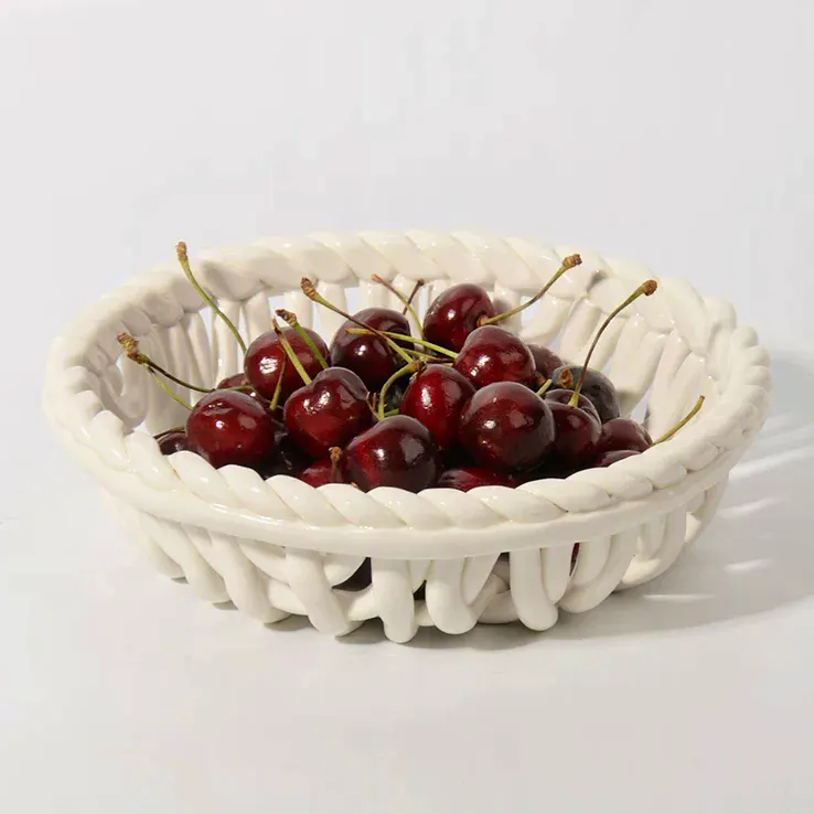 Ceramic Aura Artisanal Ceramic Basket, £84