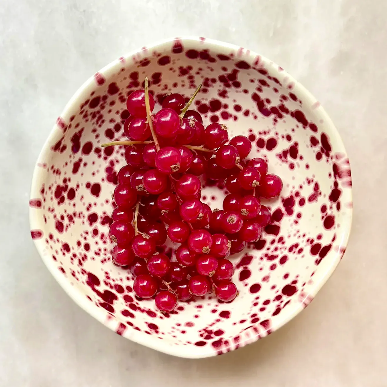 Hot Pottery Small Shallow Cranberry Bowl, £18