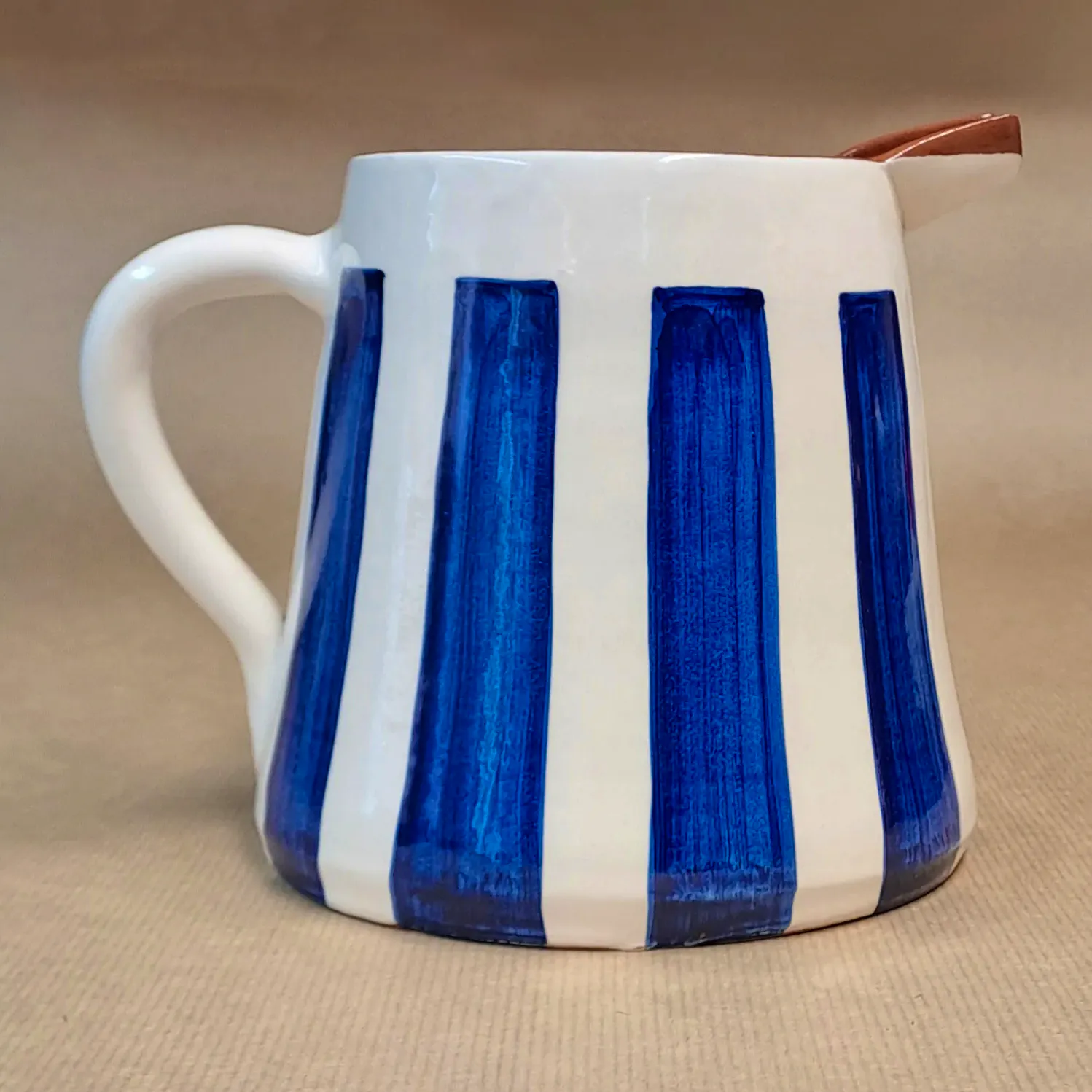 Portuguese Treasures Terracotta Stripe Pitcher, £39.59