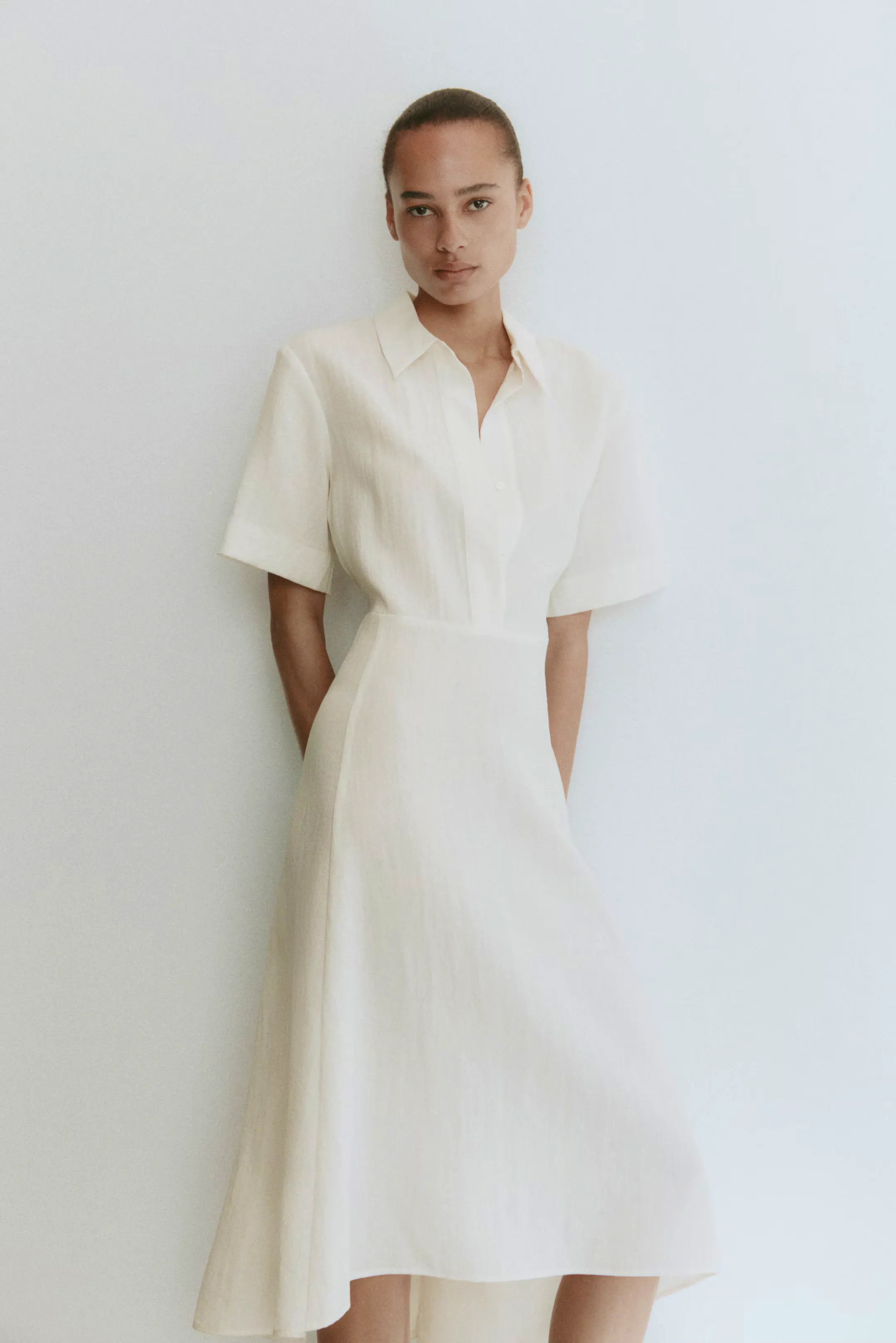 H&M Tie-belt Shirt Dress