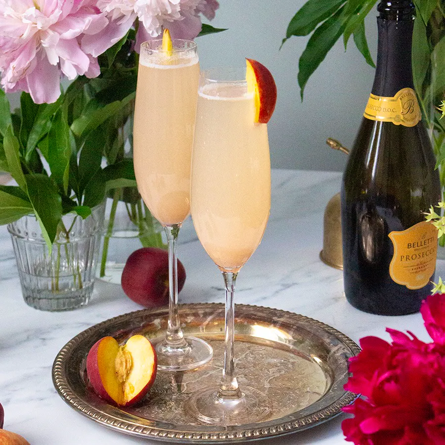  White Peach Bellini Recipe