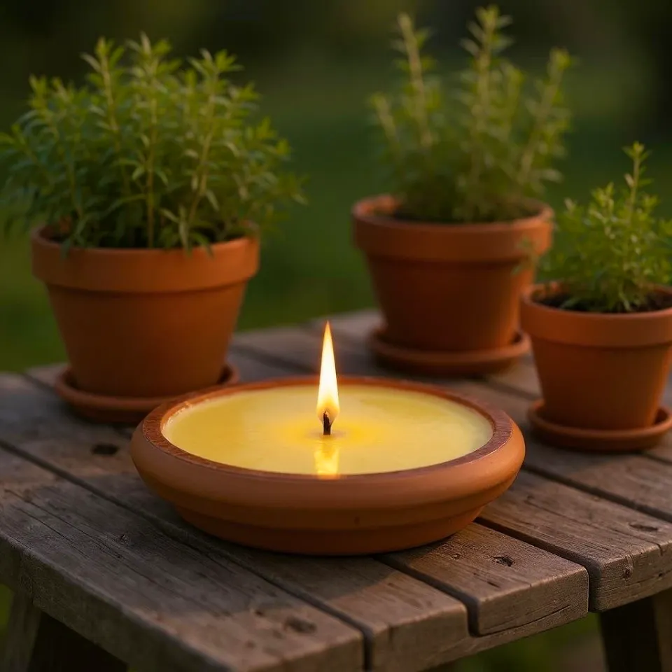 Citronella Terracotta Firepot & Refills