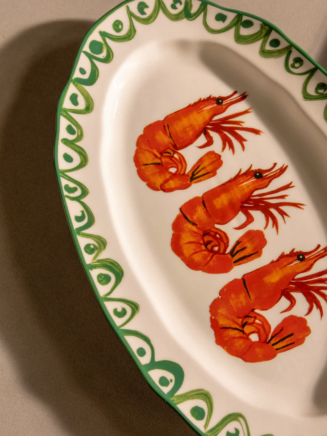 Hand-Painted Serving Platter