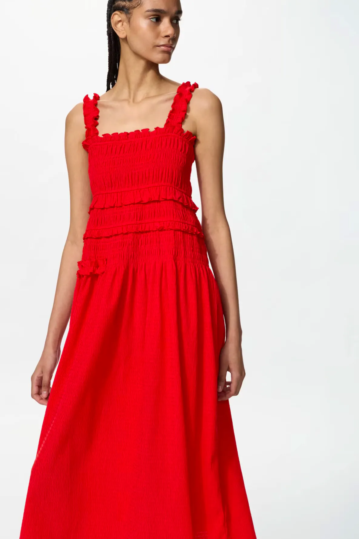 Shirring Dress (Sleeveless) £49.90