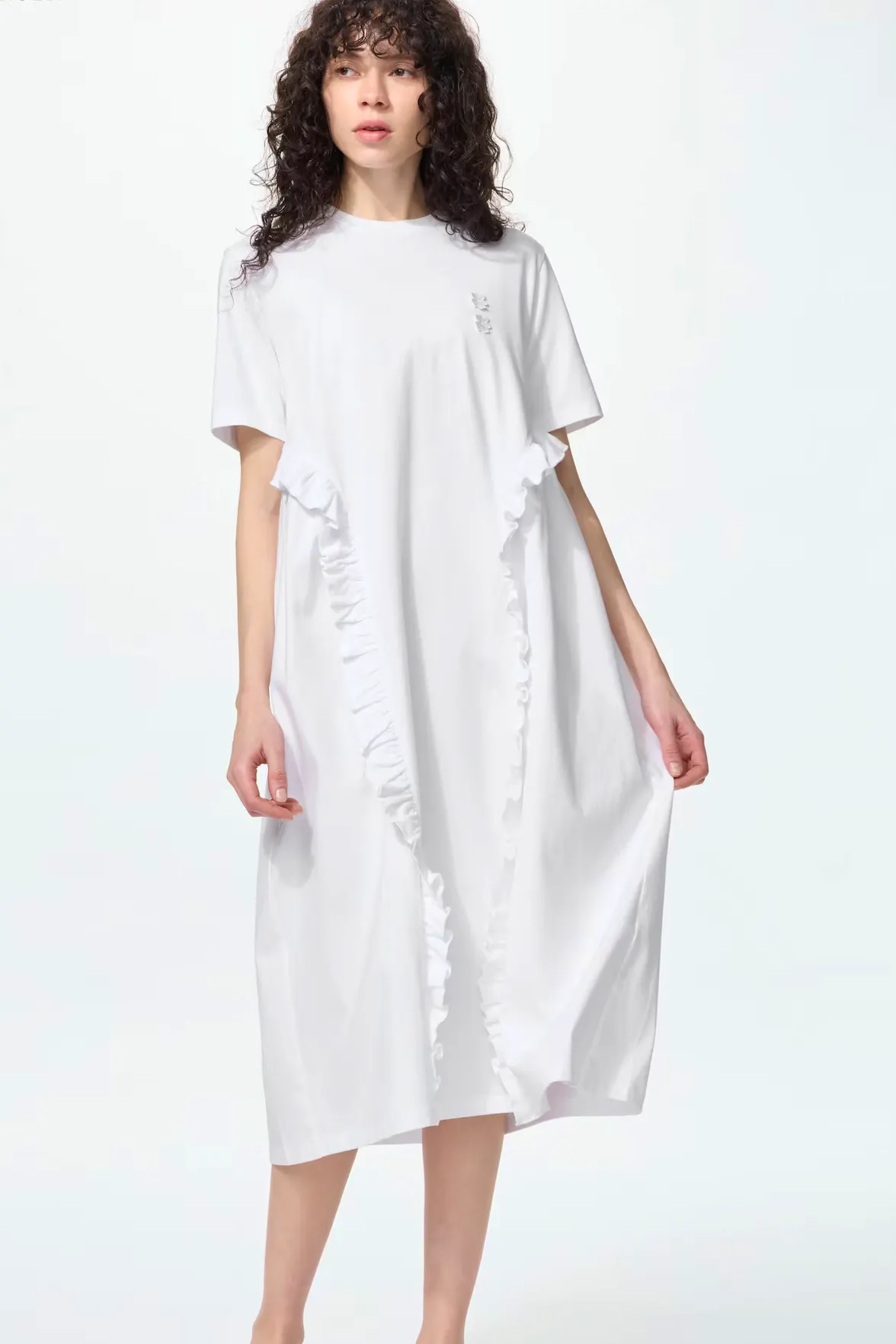 Frill T-Shirt Dress (Short Sleeve) £34.90