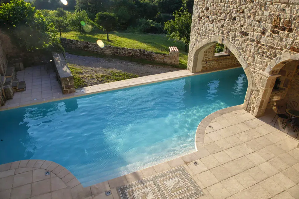 Le Mazel Near Banne Swimming Pool