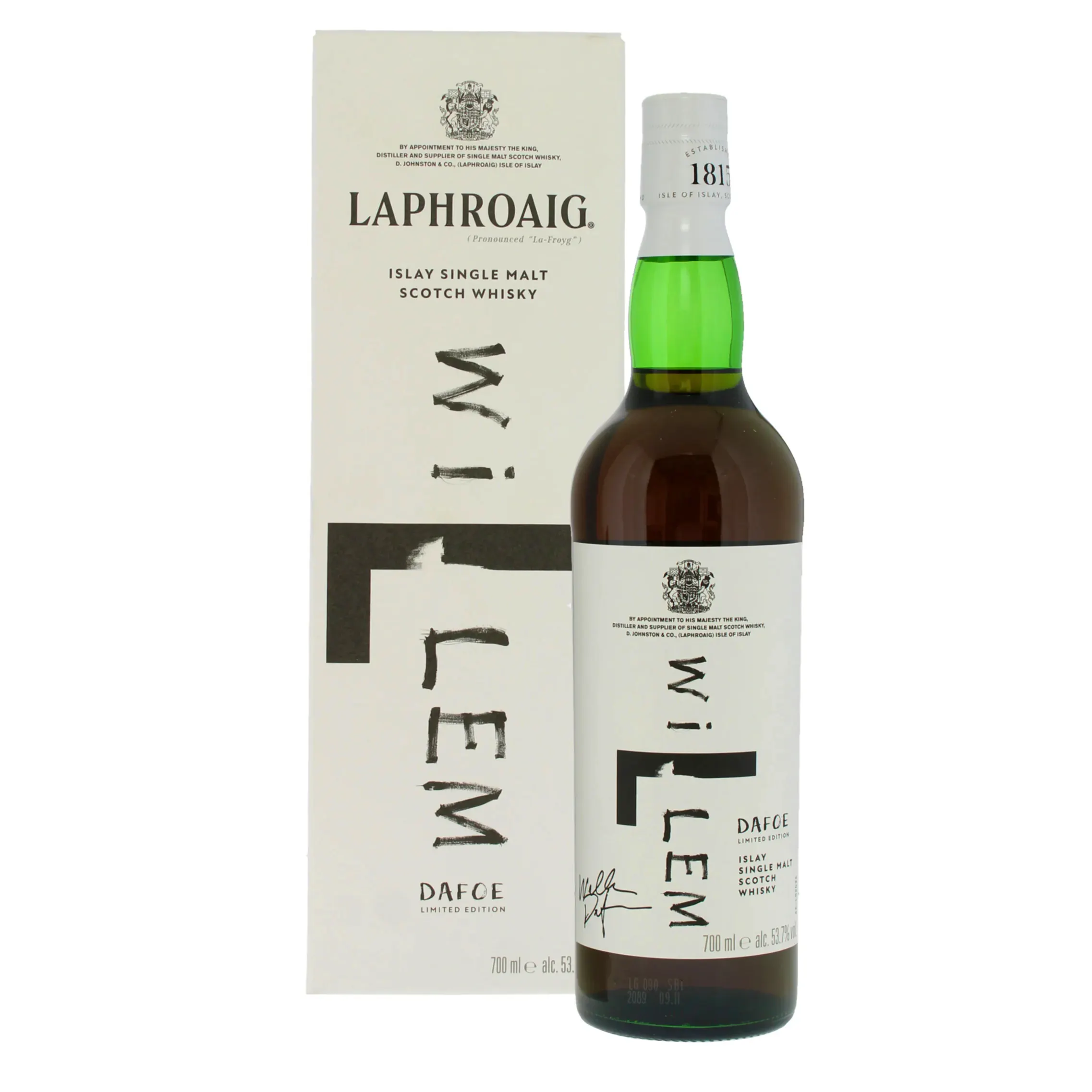 The Whisky Shop Laphroaig 14 Year Old Willem Dafoe, £138