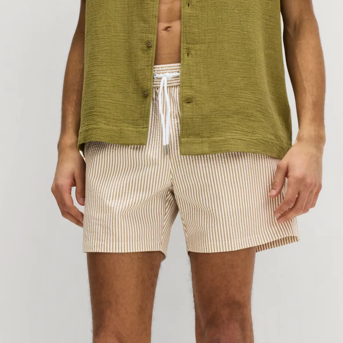 M&S Seersucker Swim Shorts, £25