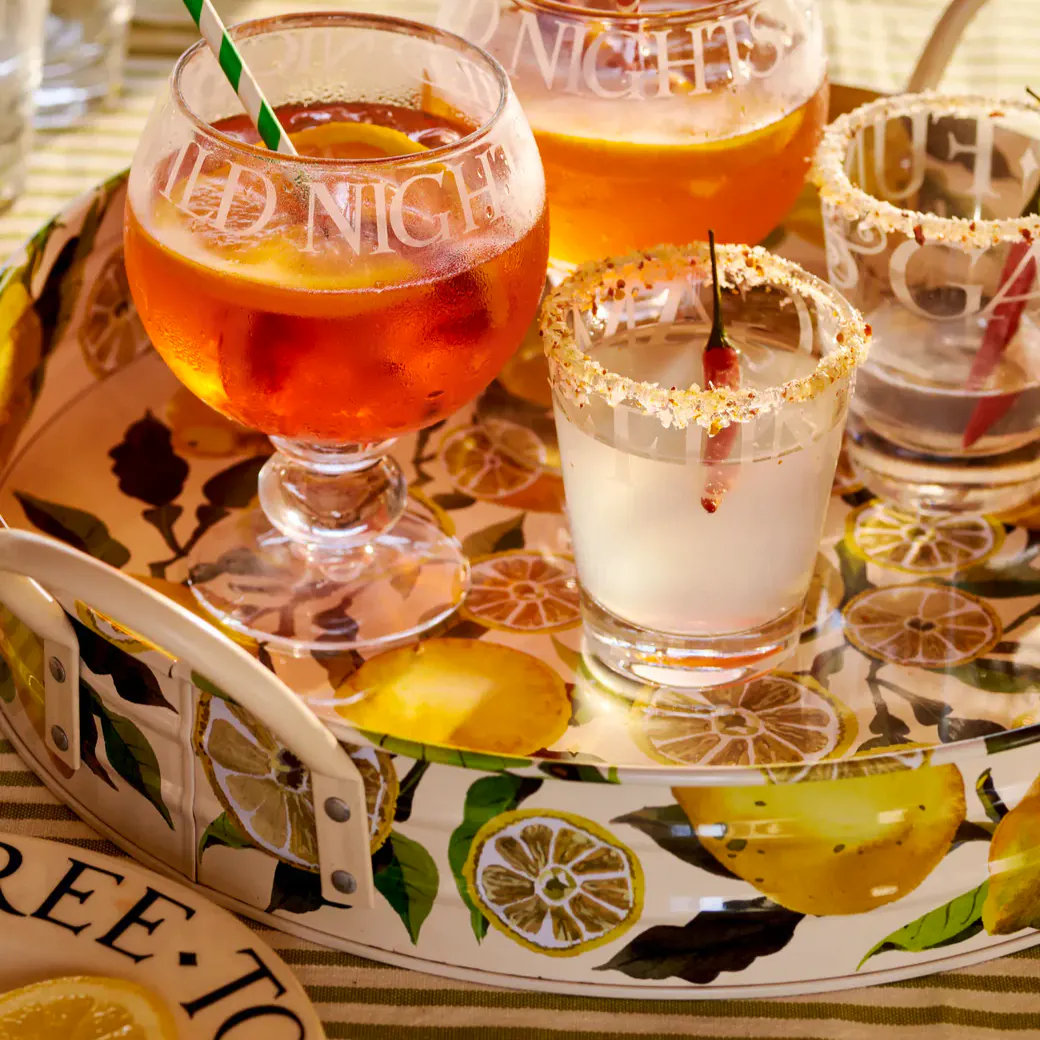Emma Bridgewater Lemons Large Handled Tin Tray, £45