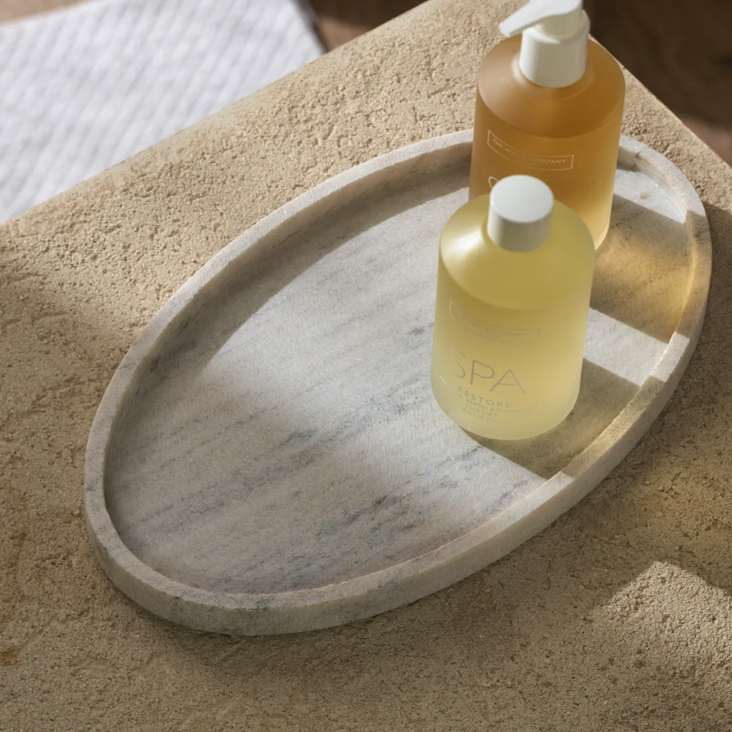 The White Company Marble Oval Board, £35