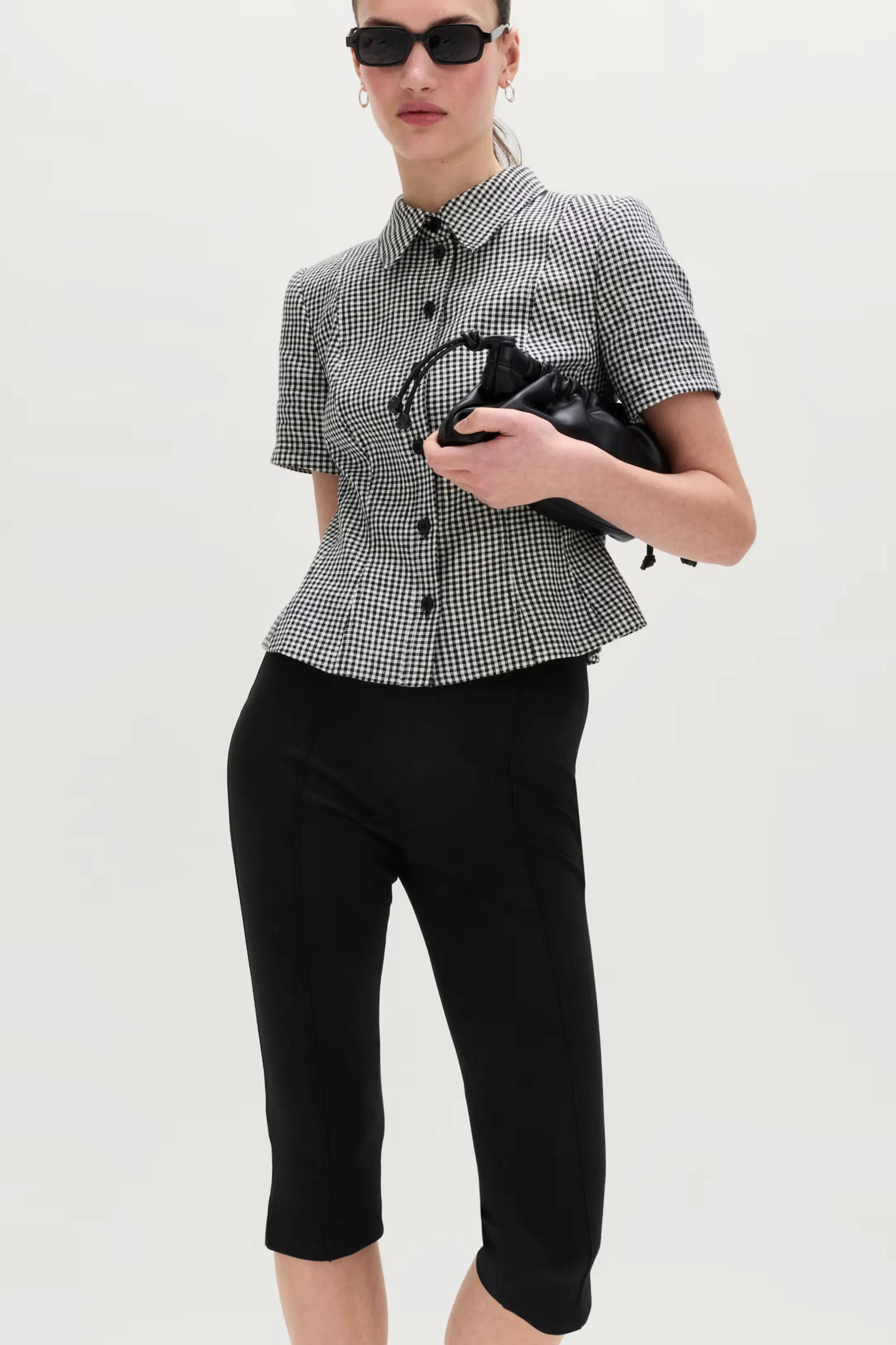 M&S Pintuck Capri Leggings, £18