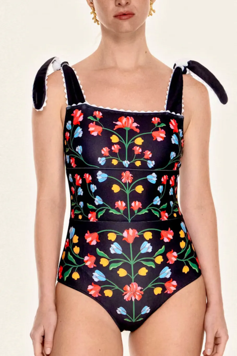 Wolf & Badger Day - Night Glow Reversible One-Piece Swimsuit, £147