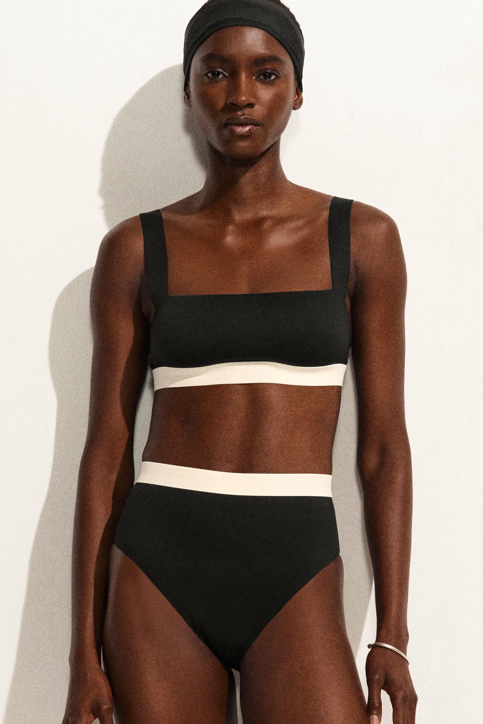 Cos Colour-Block Scuba High-Waisted Bikini Briefs, £29