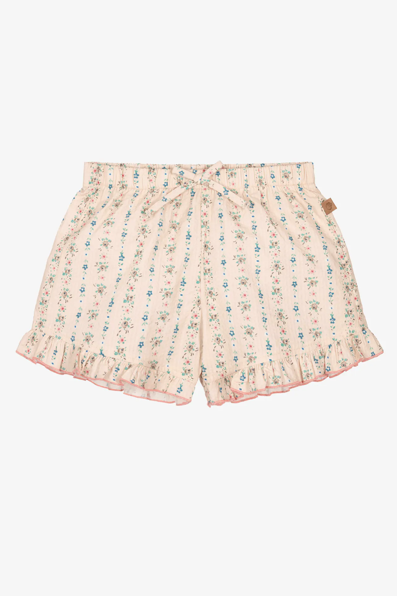 Childrensalon Laranjinha Floral Print Cotton Seersucker Shorts, £29