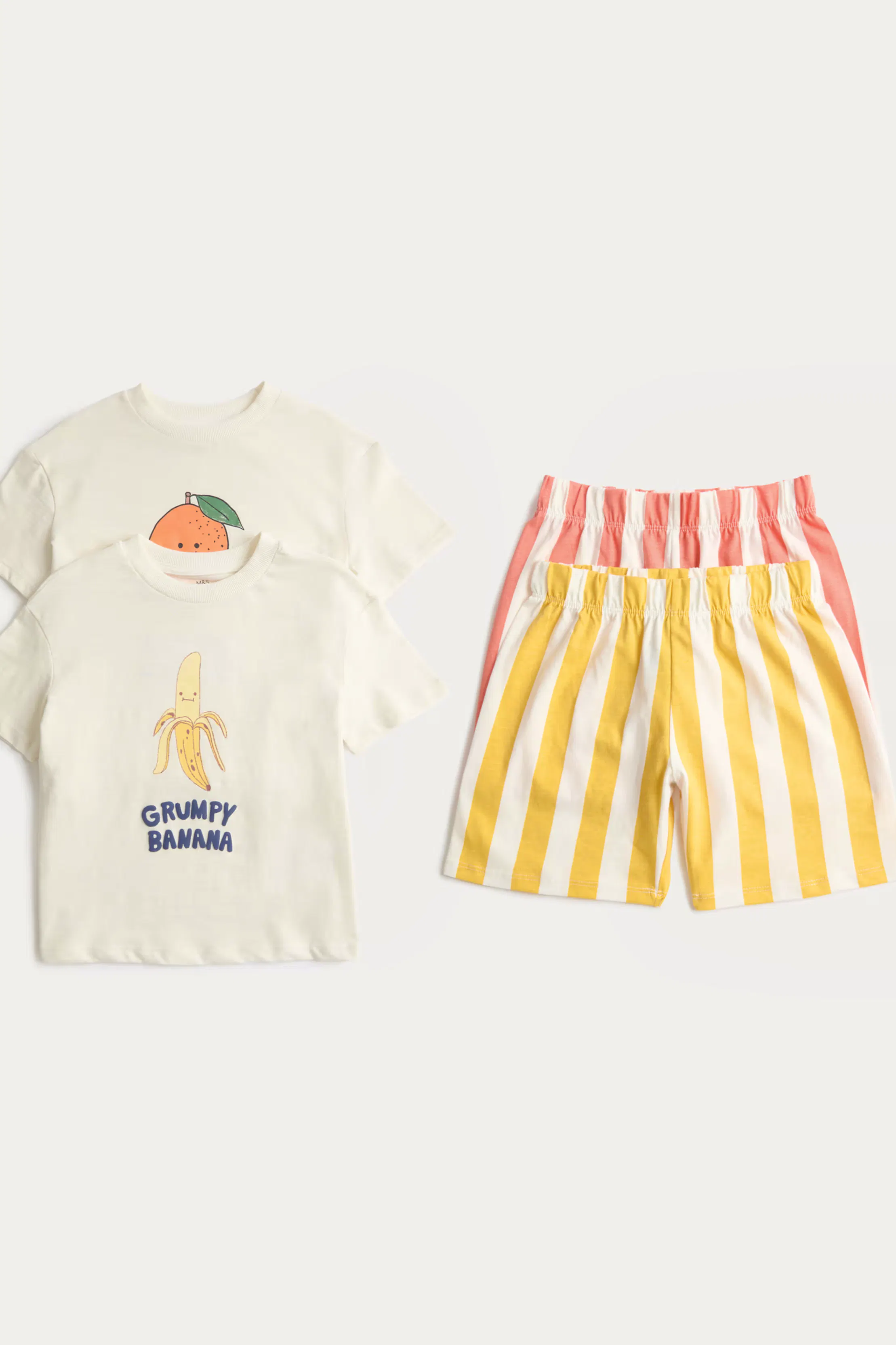 Marks & Spencer 2-Pack Pure Cotton Fruit Pyjama Sets, £15 – £17