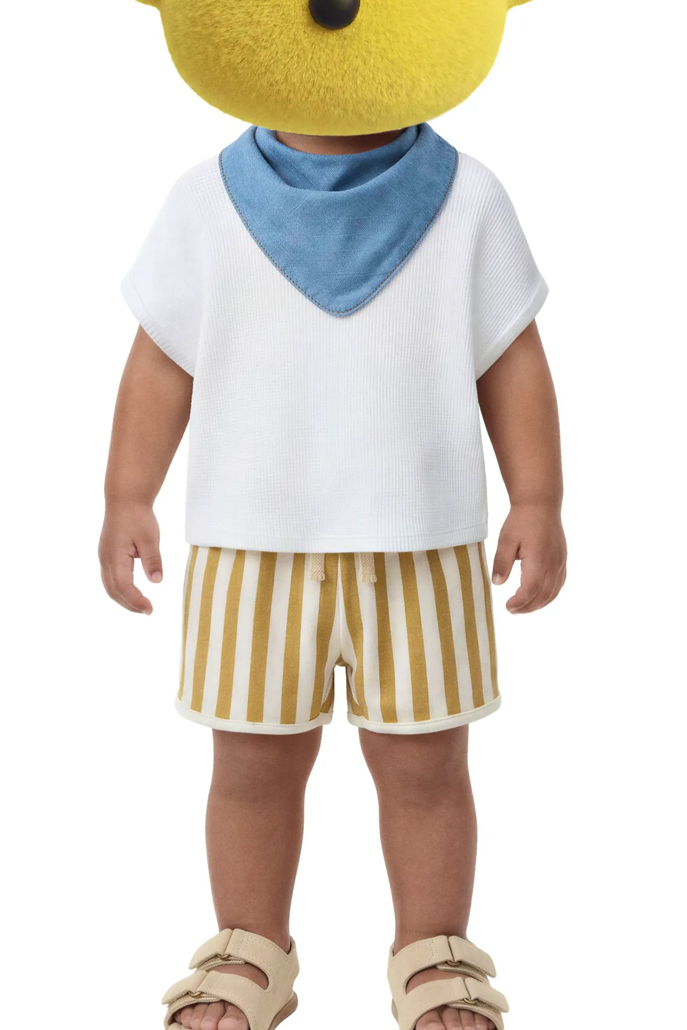 Zara 2-Pack of Striped and Plain Bermuda Shorts, £17.99