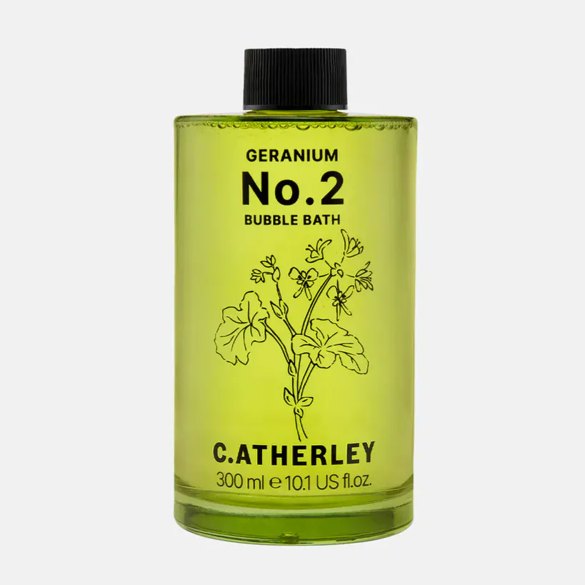 C.Atherley Geranium No.02 Bubble Bath, £35