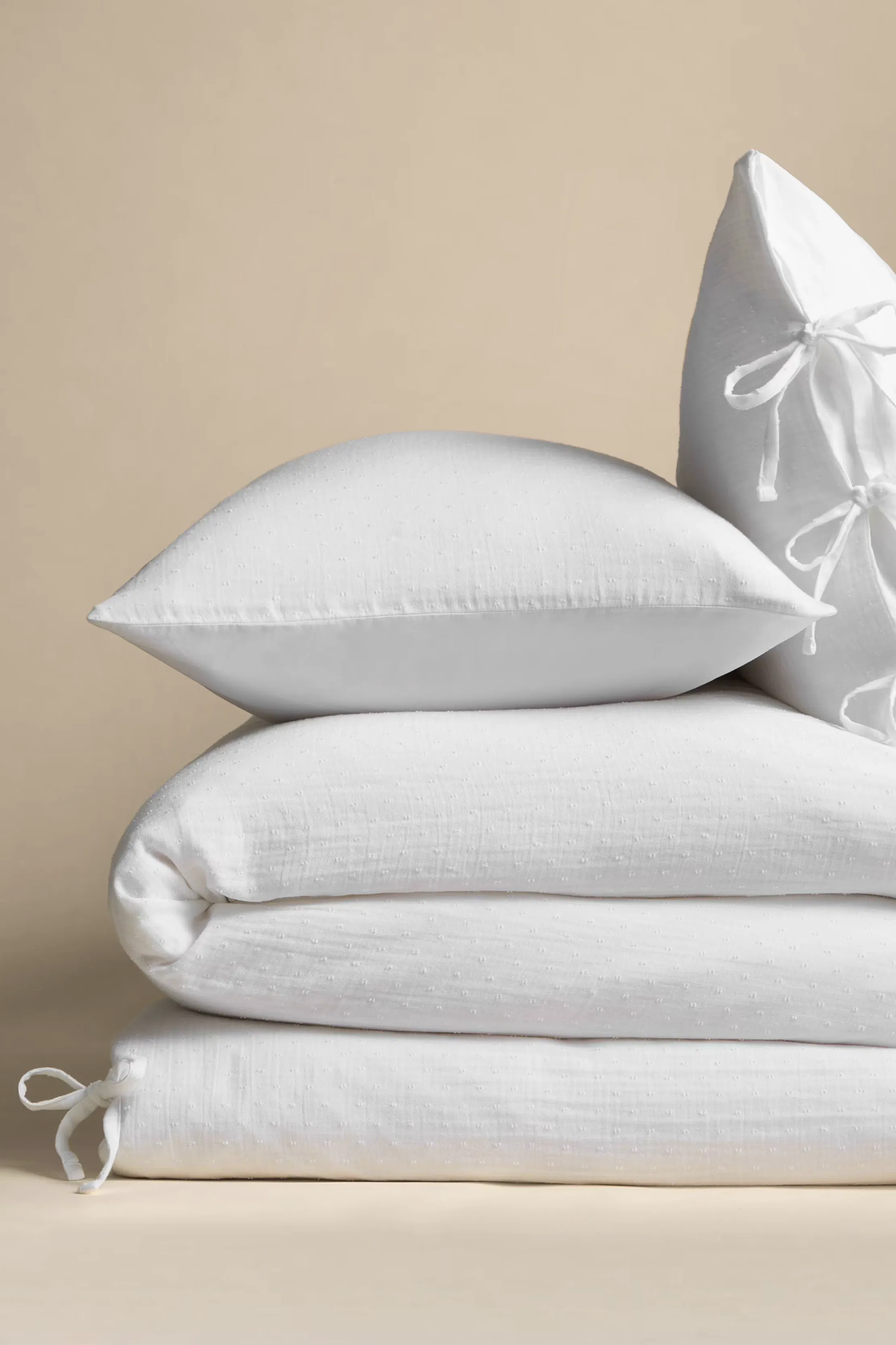 M&S Muslin Dobby Bedlinen Set, £49.50