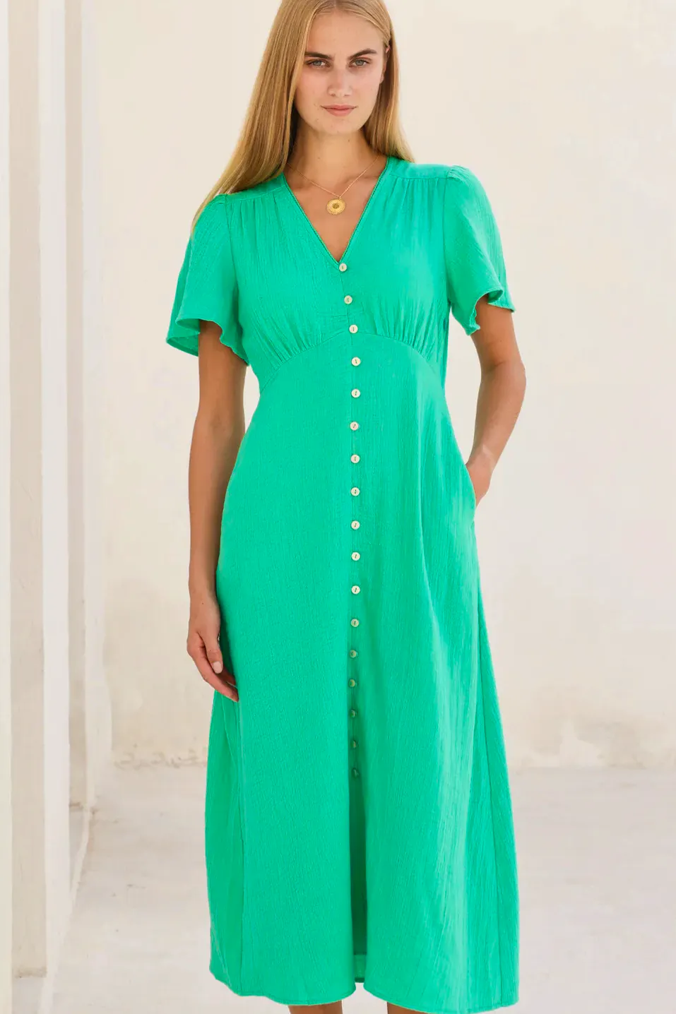 Aspiga Cheesecloth Dress, £145