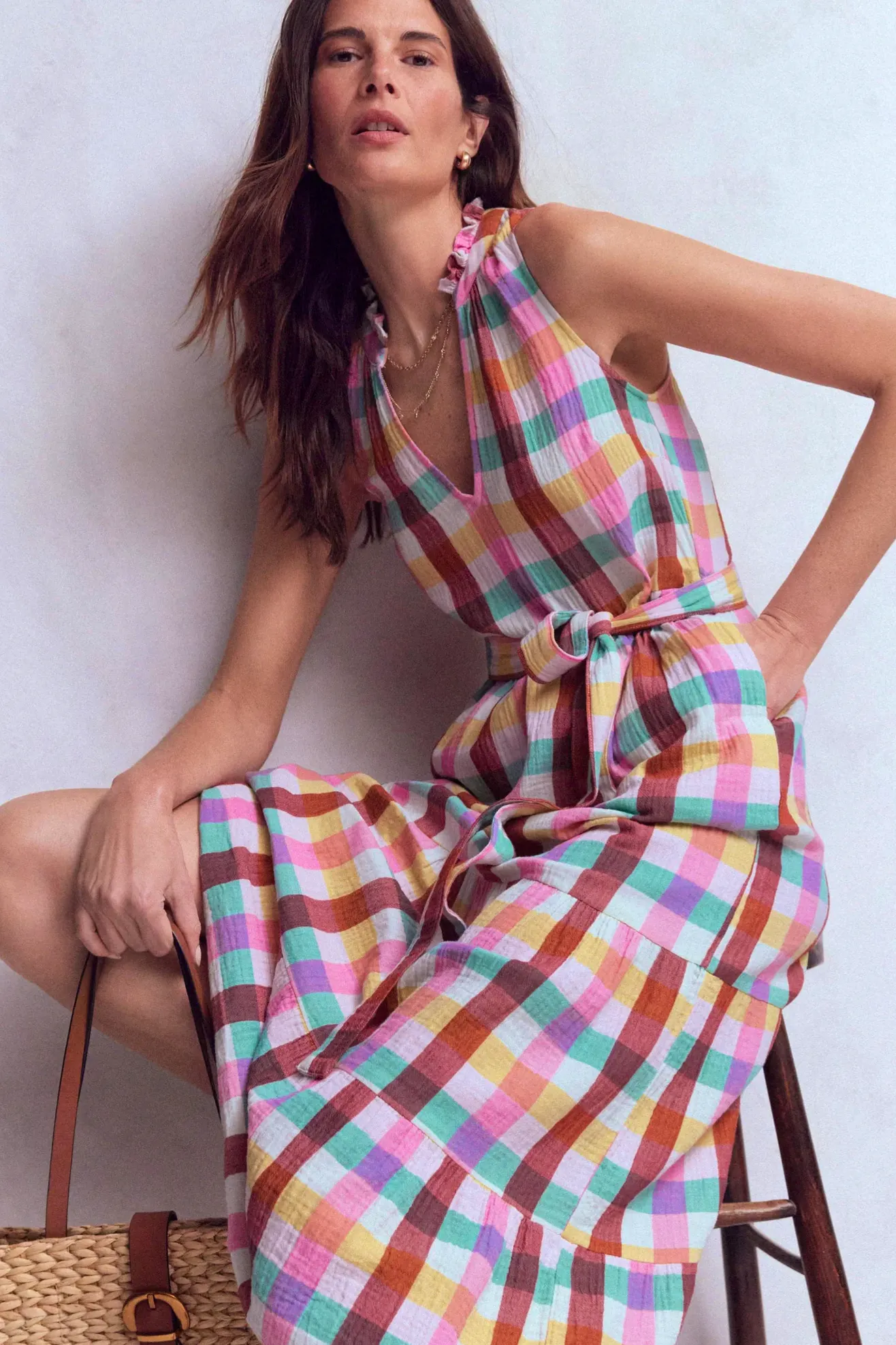 Boden Double Cloth Viv Dress, £119