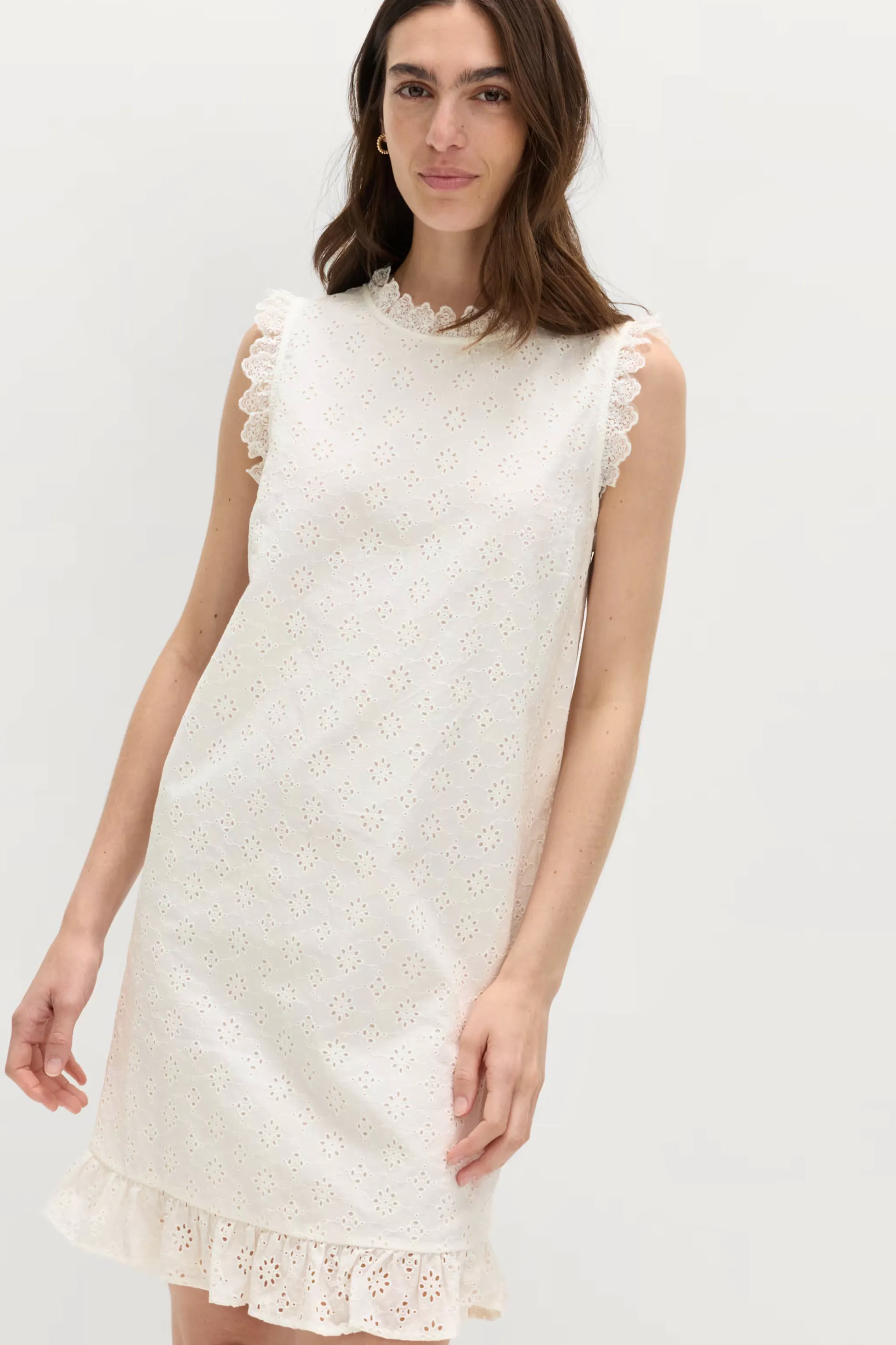 Marks and Spencer Pure Cotton Broderie Mini Shift Dress, £36