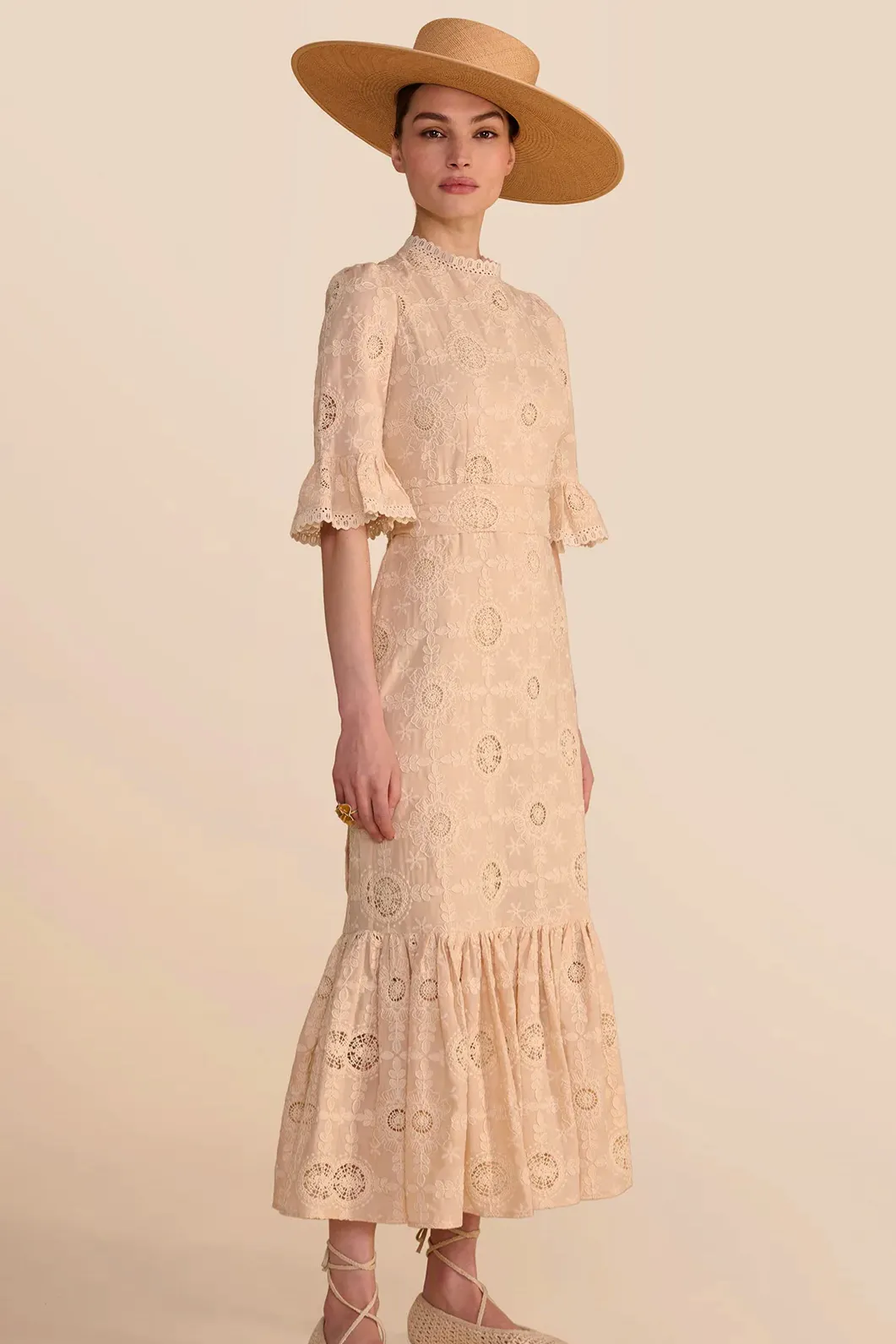 Beulah London? Aster Mocha Embroidered Dress, £475