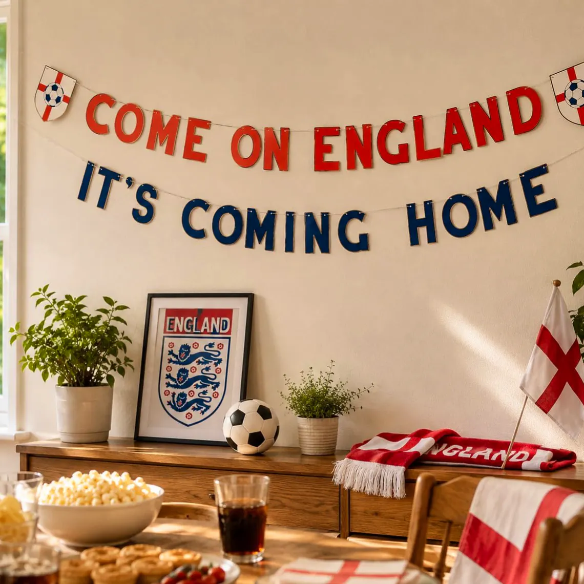 Amazon Come On England Card Banner, £6.26
