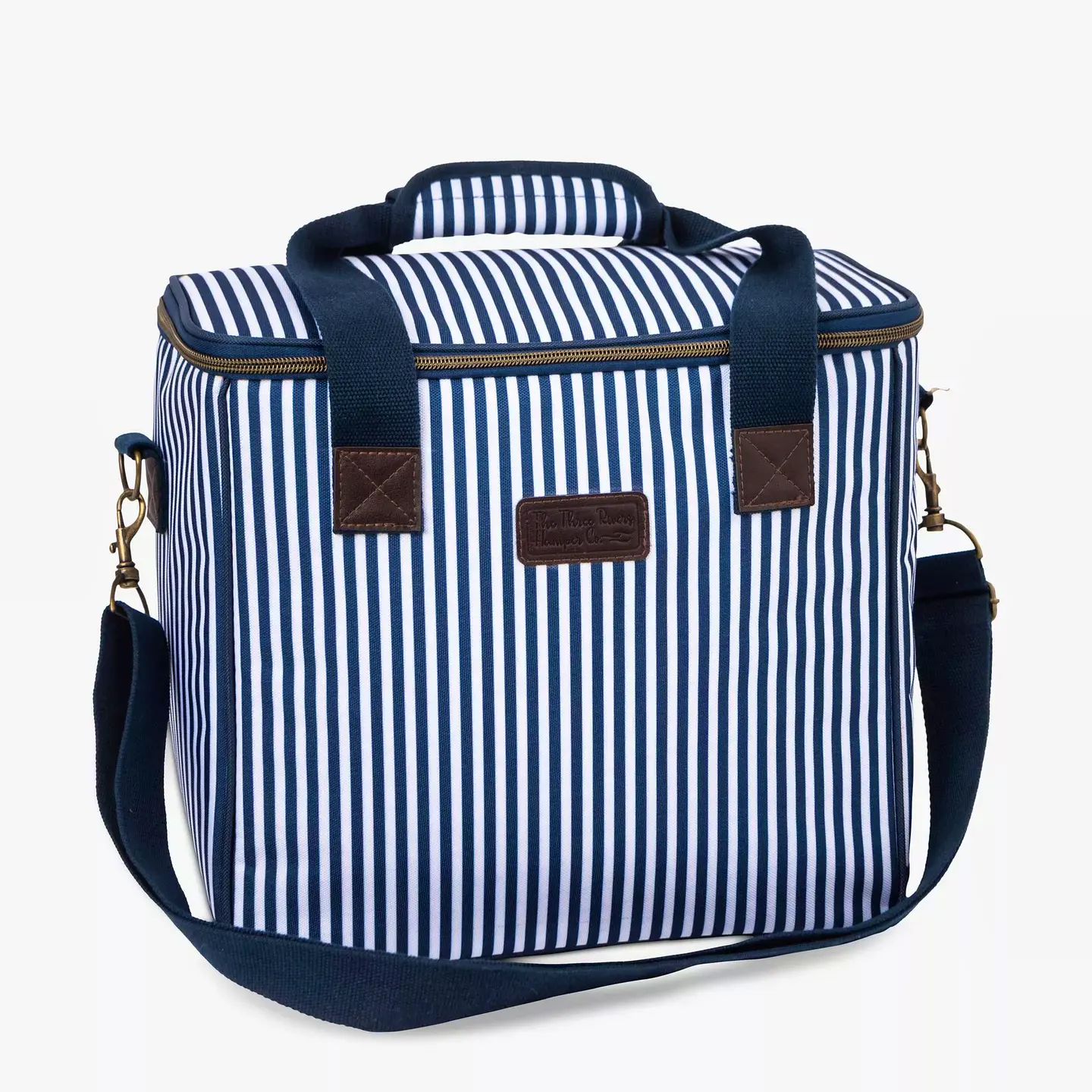 Navigate Three Rivers Striped Picnic Cooler Bag, £25