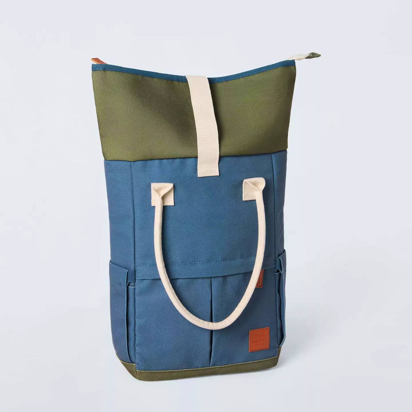 John Lewis Coastal Picnic Cooler Roll-top Backpack Bag, 14L, £30