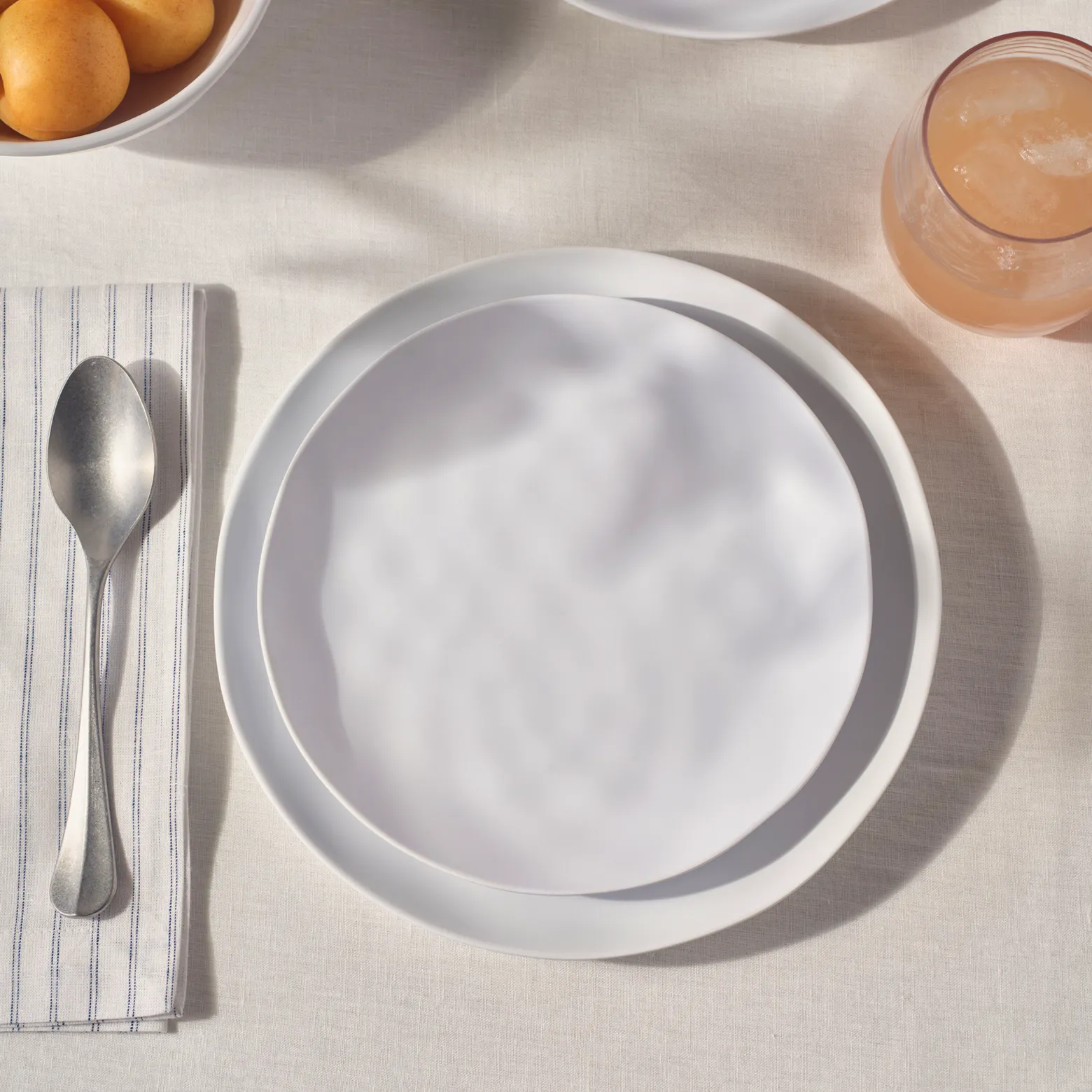 The White Company White Melamine Dinner Plate, £15