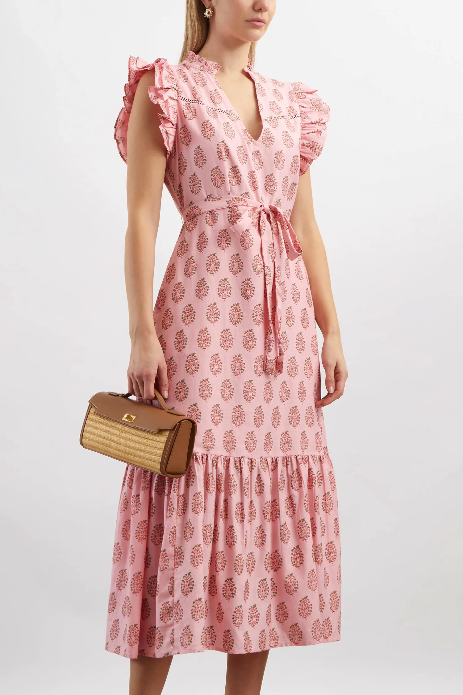 Neve & Noor Allegra Summer Blossom Dress, £180