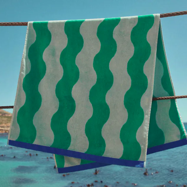 Next Green Wiggle Beach Towel, £14
