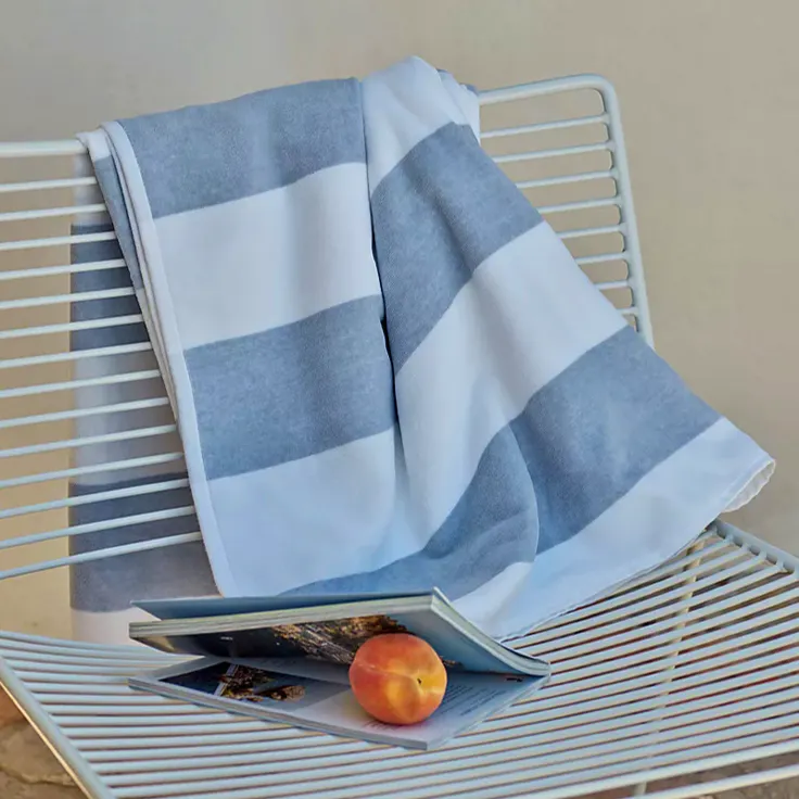 The White Company Tide Stripe Beach Towel, £35