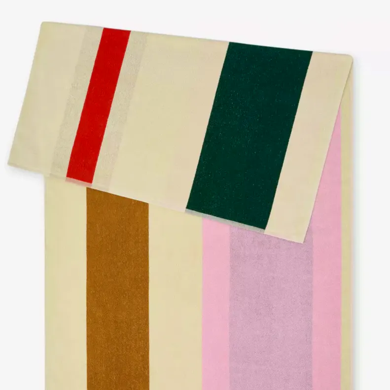 Suite 702 Woven-Stripe Cotton Beach Towel, £65