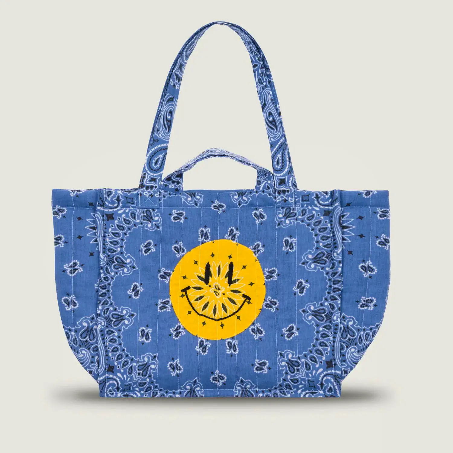 Call It By Your Name Happy Face Quilted Cabas, £220