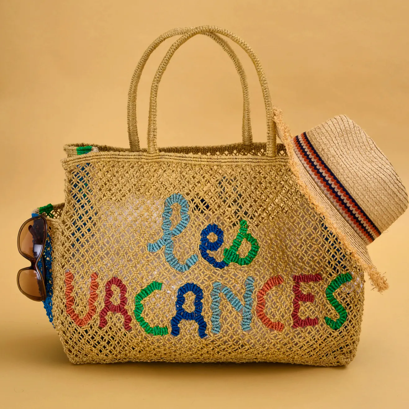Holly & Co Les Vacances Jute Bag, £48