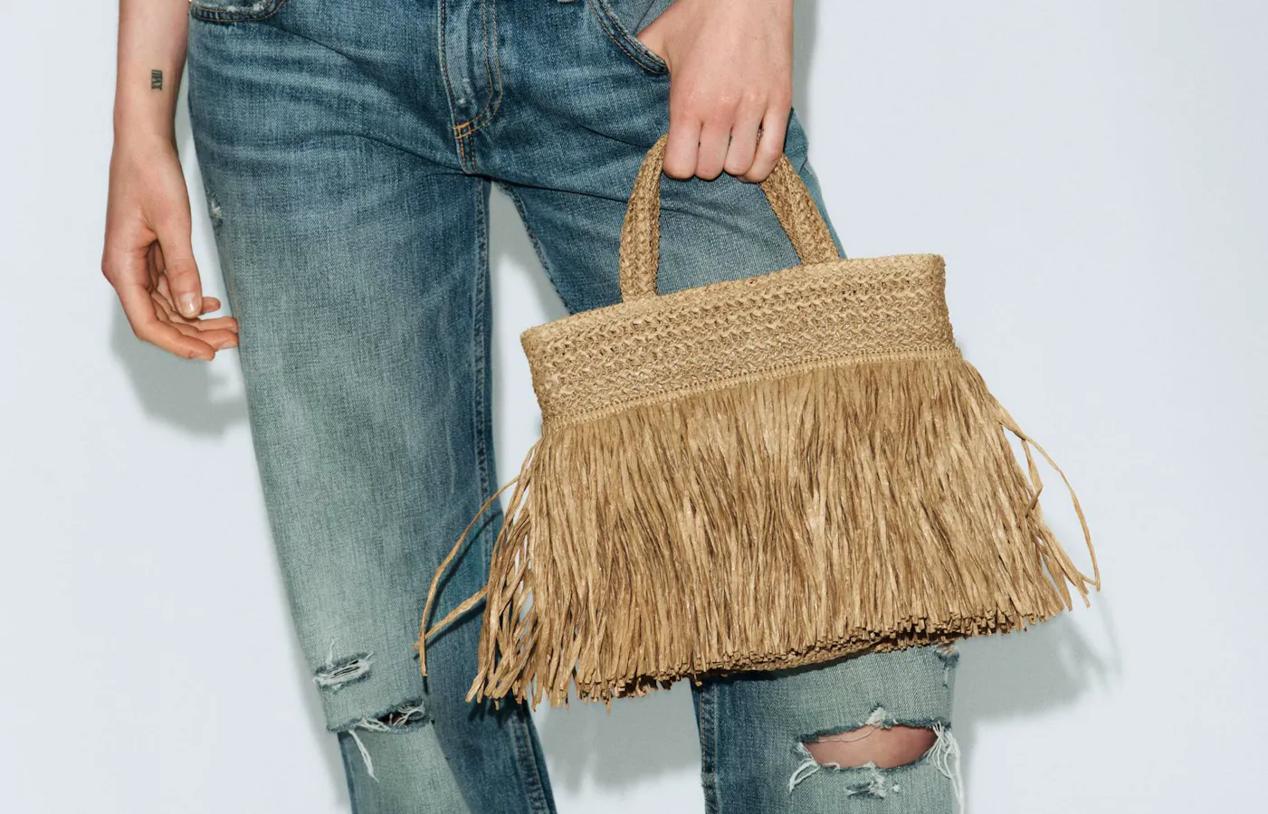 Summer Bag Edit Zara Fringe Raffia