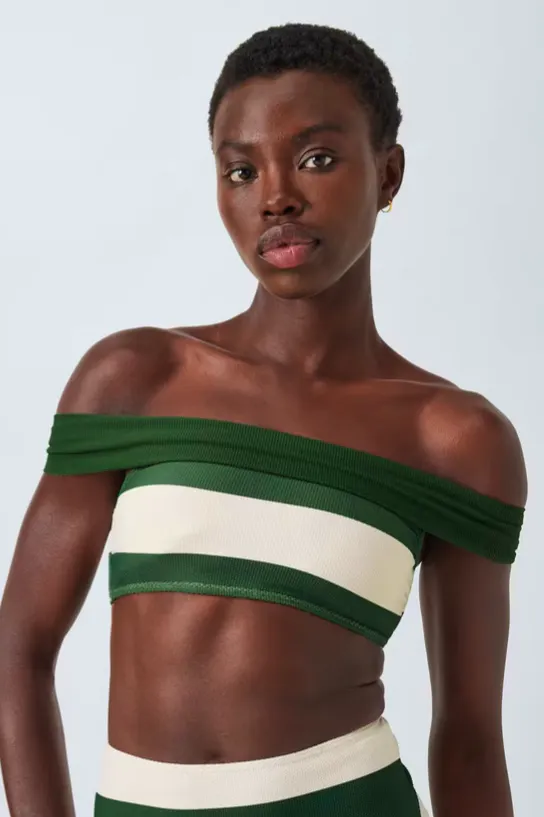 John Lewis Sydney Bardot Bikini Top, £8.40 (Was £19.60)