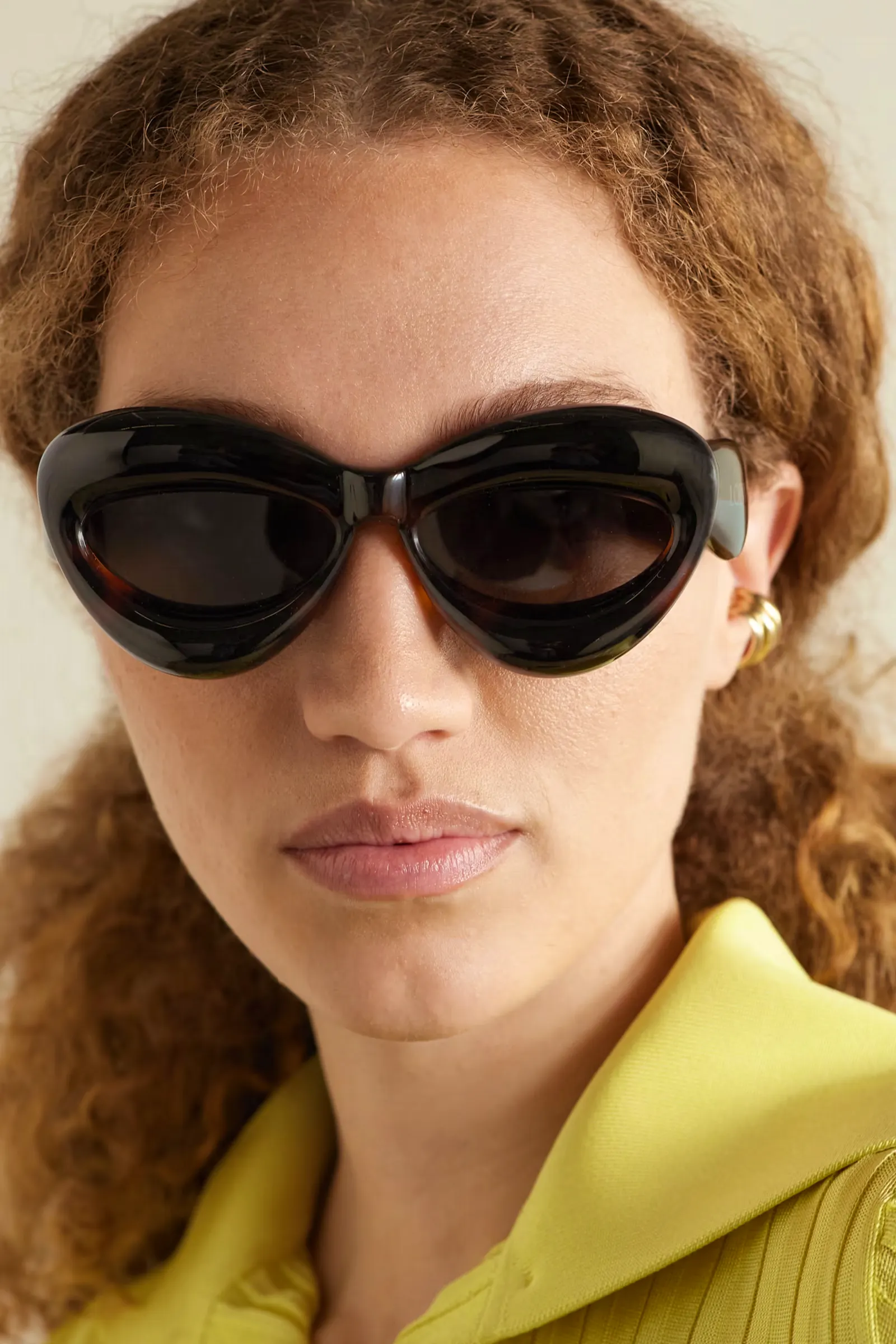 Loewe Eyewear Inflated Cat-Eye Tortoiseshell Acetate Sunglasses, £155 (Was £310)