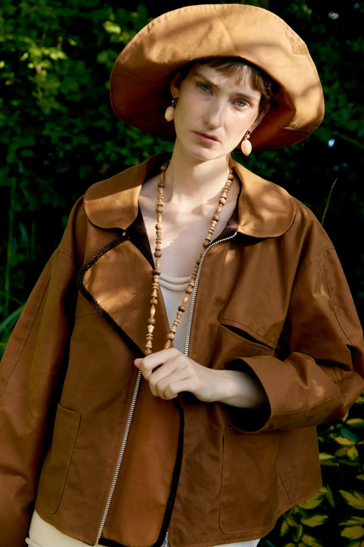 Cawley Studio British Waxed Oilskin Flying Jacket, £375 (Was £625)