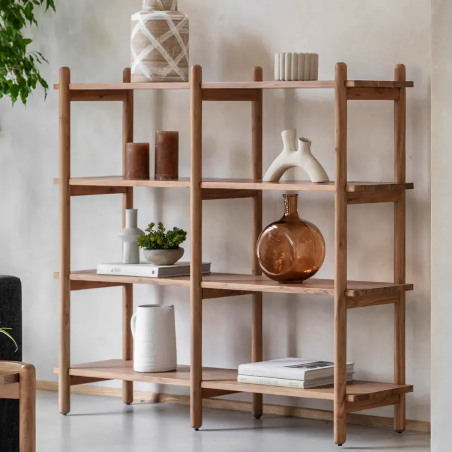Rose & Grey Jaxon Wooden Display Shelves, £616